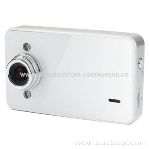True HD 720P Car Camera with Night Vision, Supports microSD Card, 2.4-inch Display